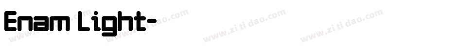 Enam Light字体转换